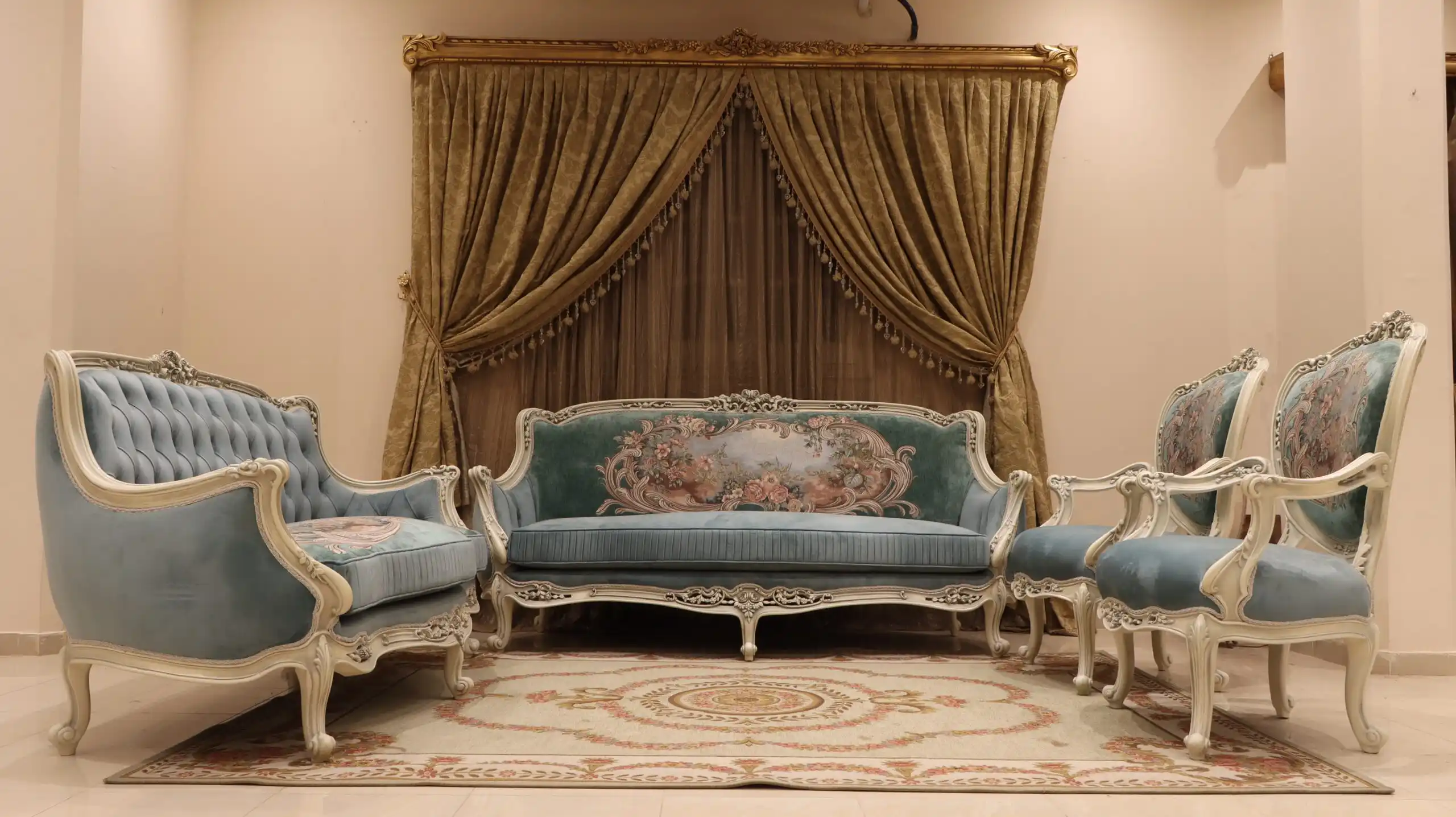 hand crafted living room sets